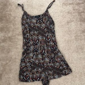 Aztec Print Romper